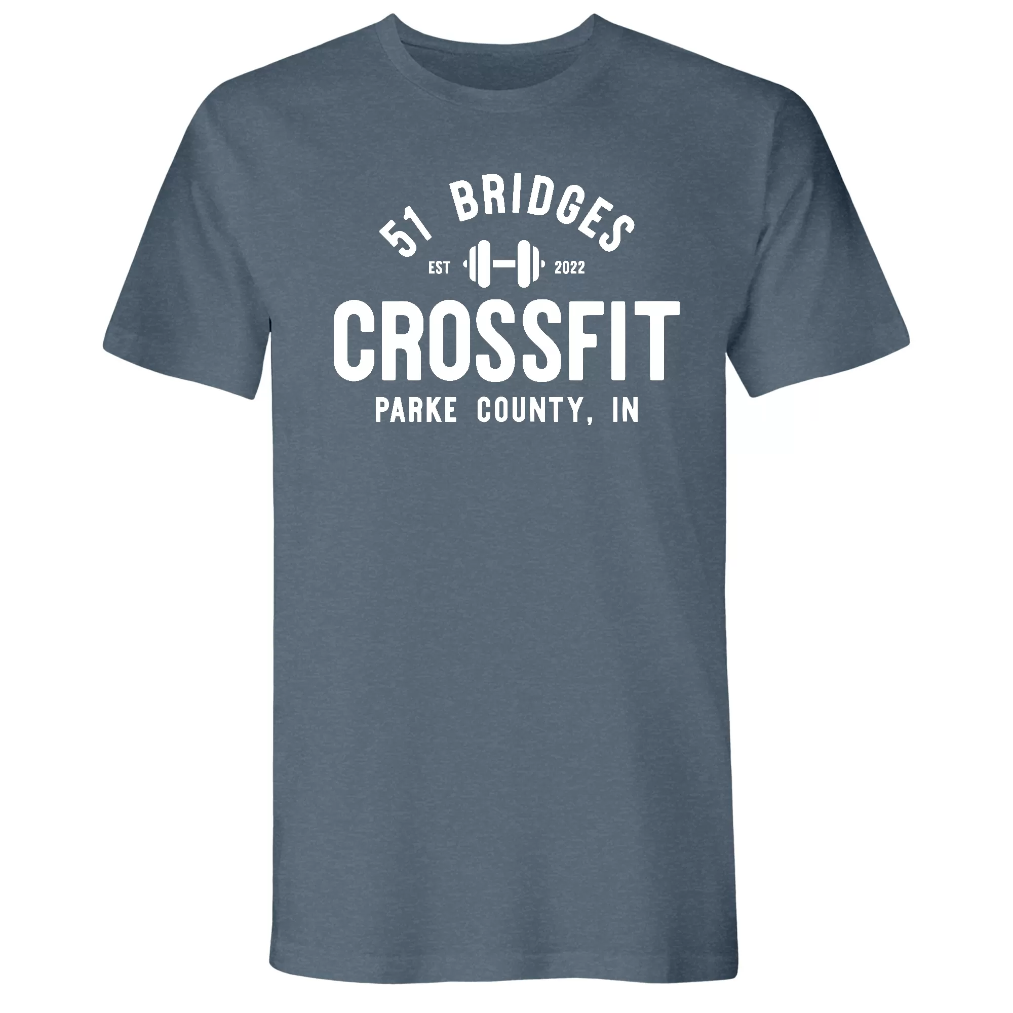 51 Bridges CrossFit Stacked Mens - T-Shirt