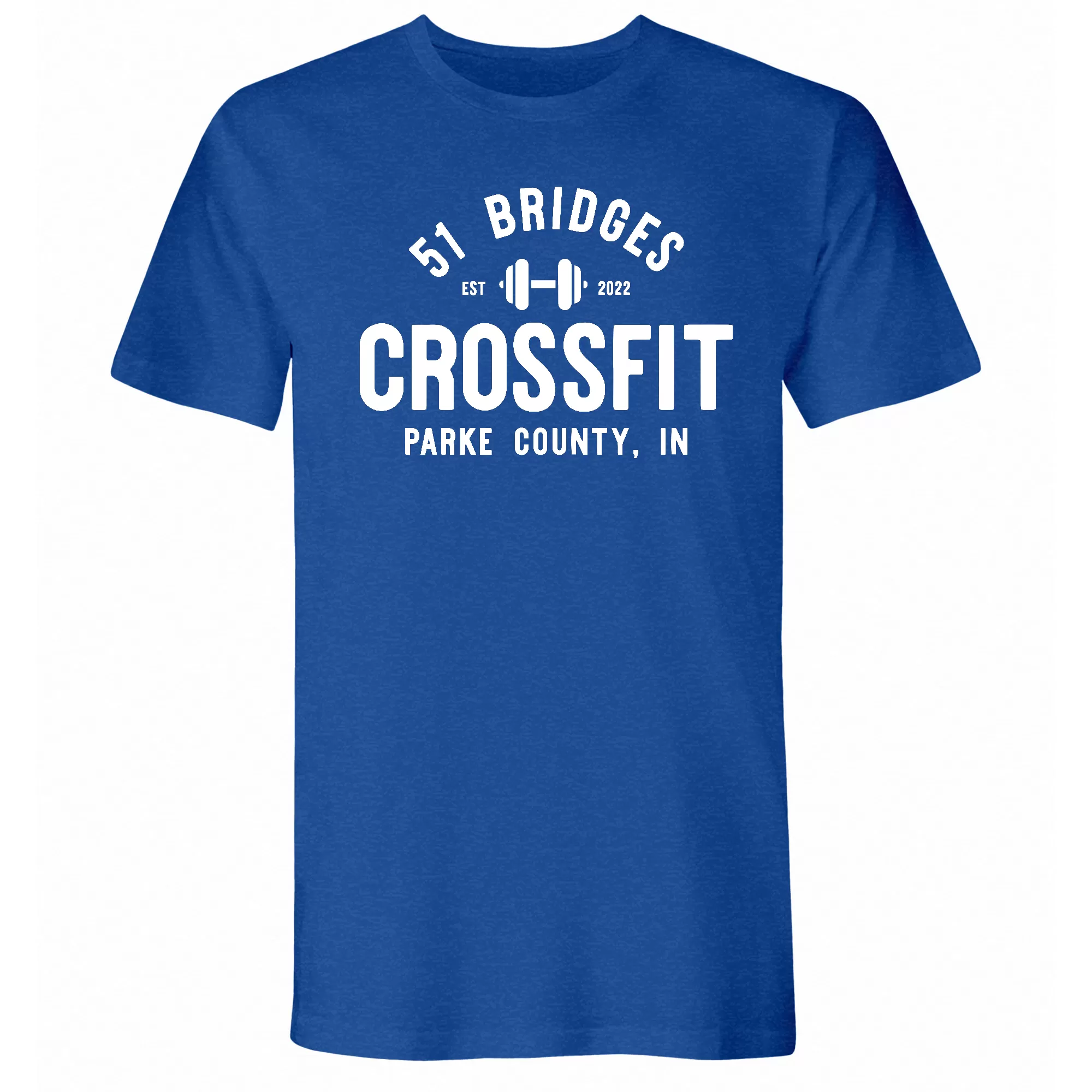 51 Bridges CrossFit Stacked Mens - T-Shirt