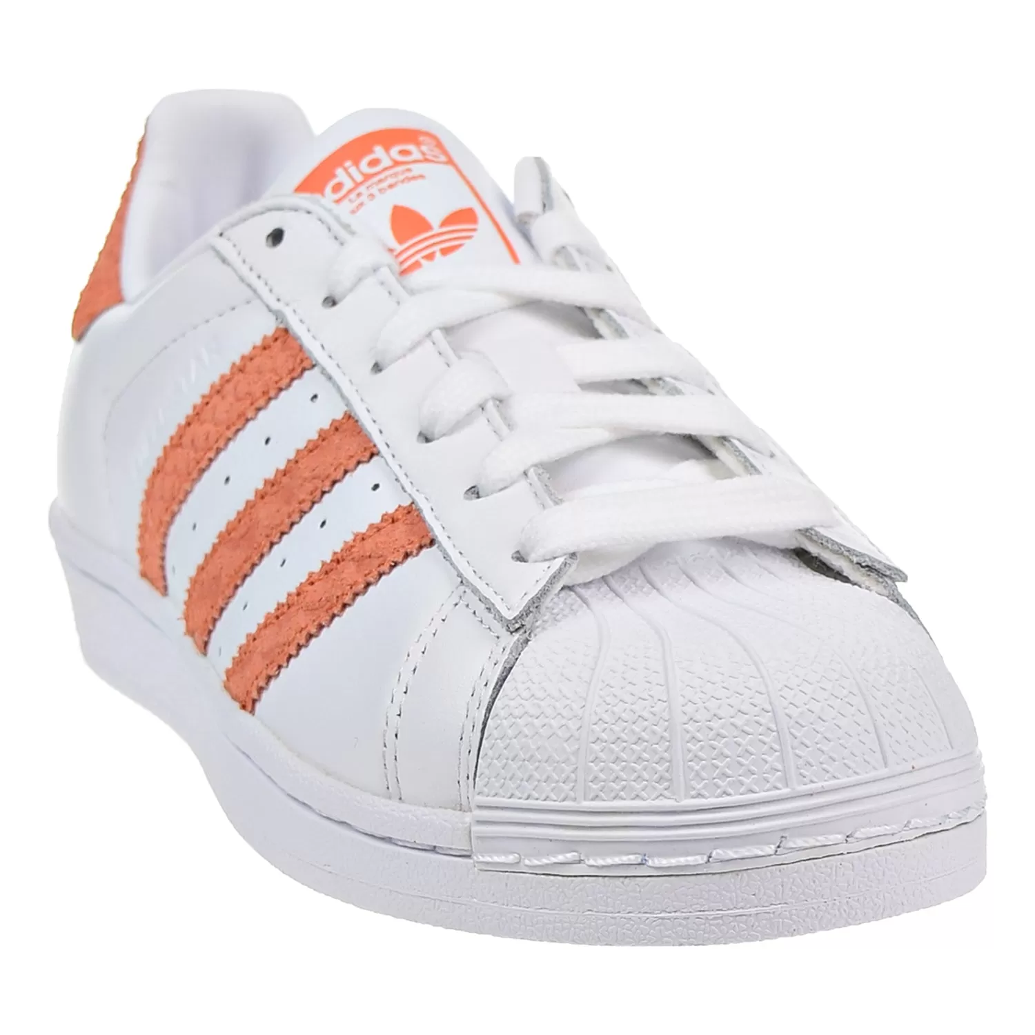 Adidas Superstar W Women's Shoes Footwear White/Chalk Coral/Off White