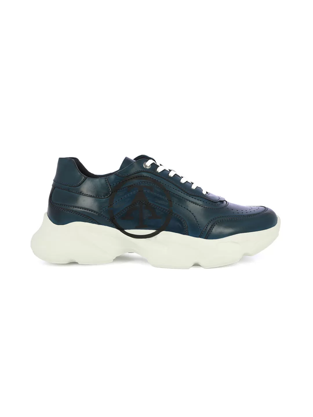 Alberto Torresi Blue Laceup Sports Shoes