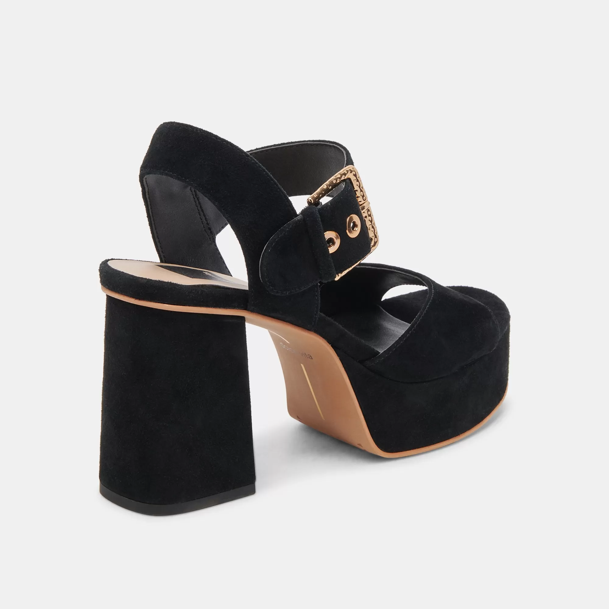 BOBBY HEELS ONYX SUEDE