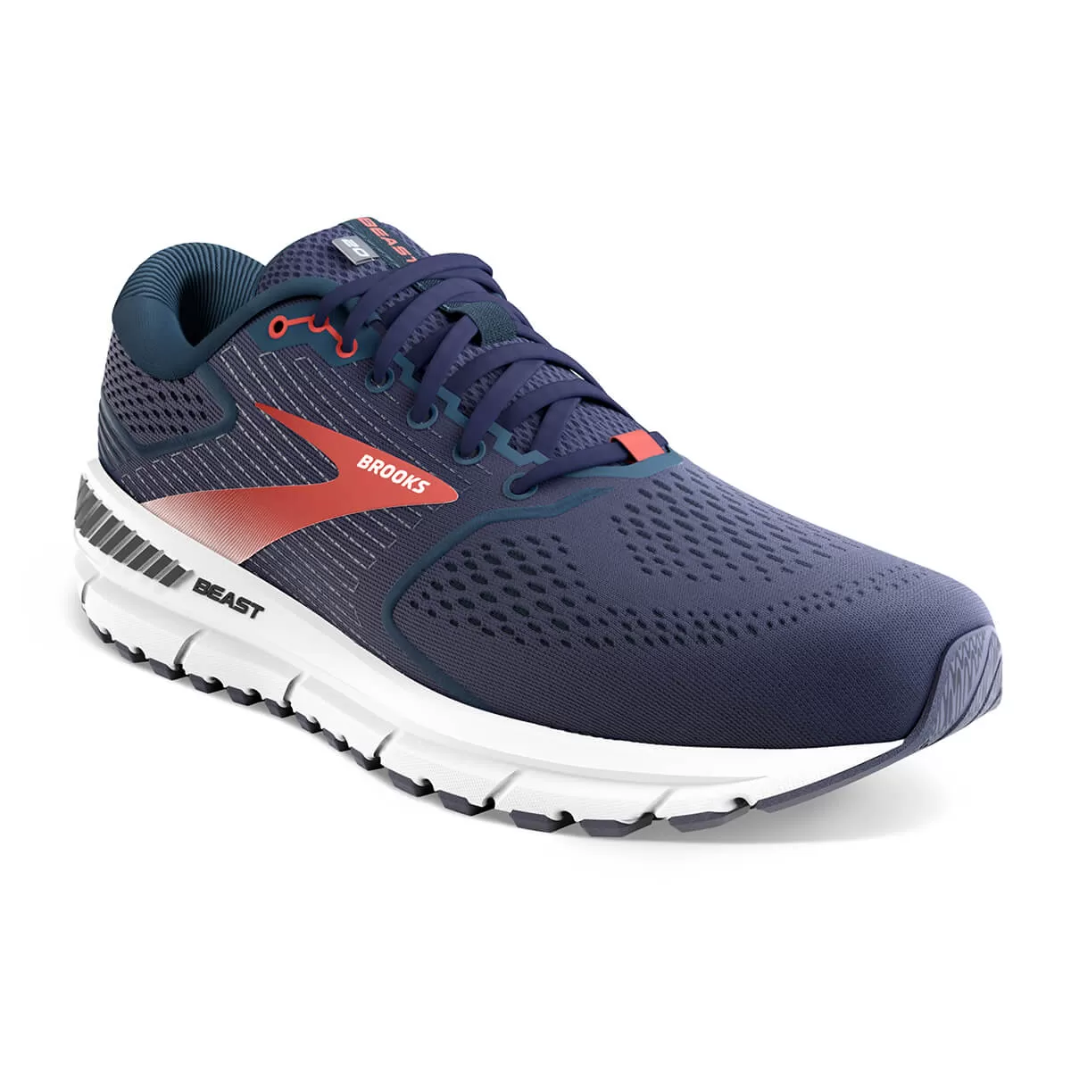 Brooks Beast 20 Mens | Peacoat/midnight/red