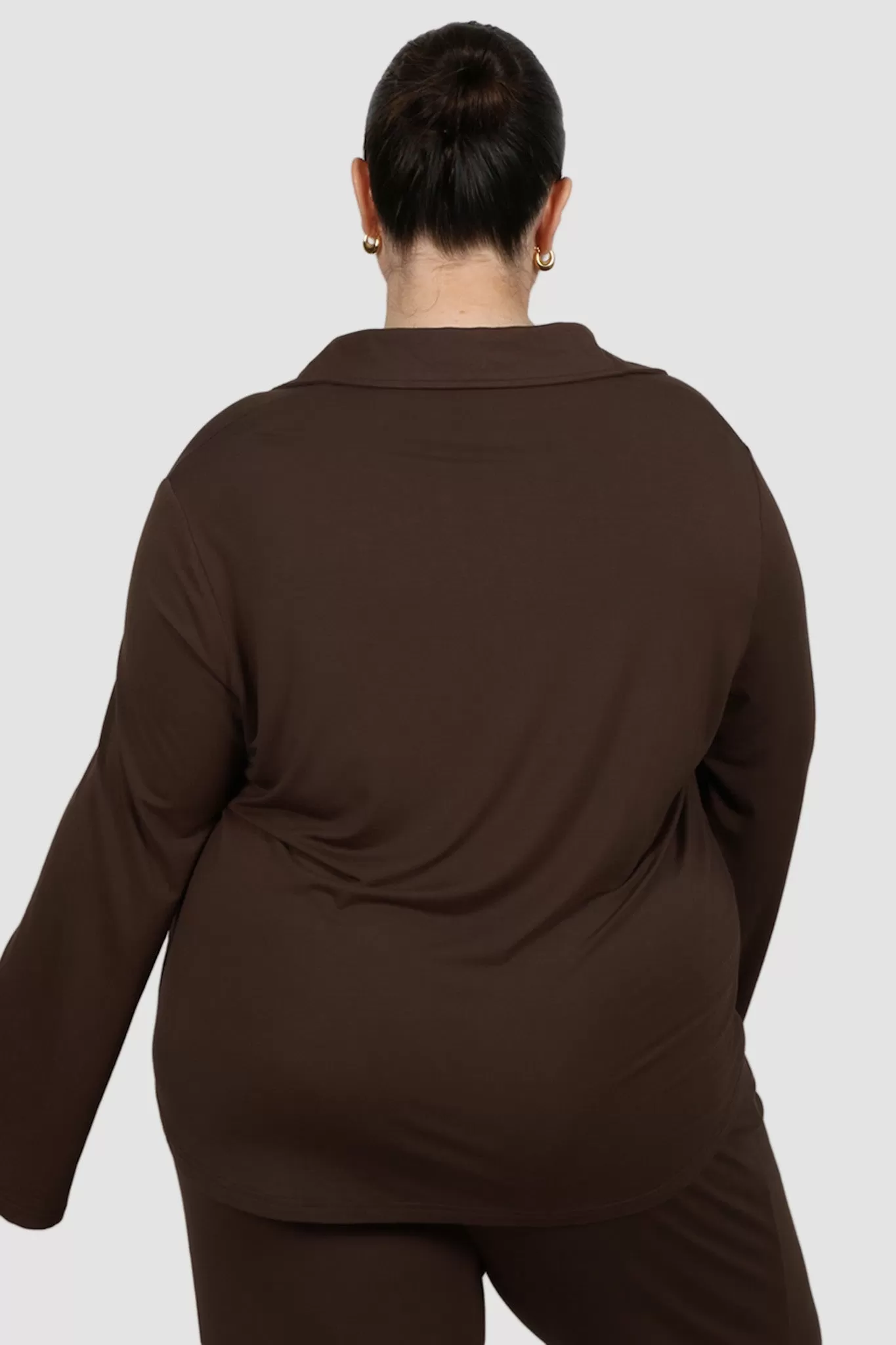 BUTTERY SLEEP TOP L/S ESPRESSO