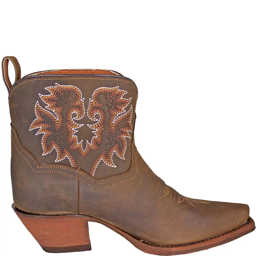 Dan Post Women's CS Snip Toe Shortie Cowgirl Boots