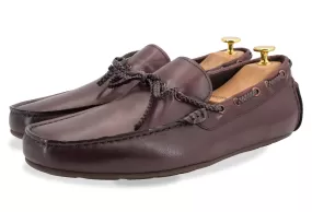 Esperanza Burgundy Moccasins