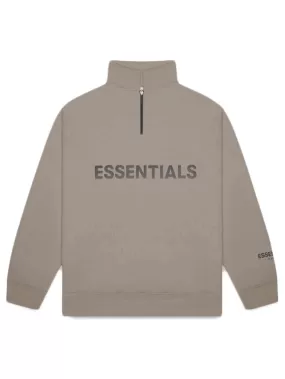 Fear Of God Essentials Half Zip Pullover Taupe [FW20]