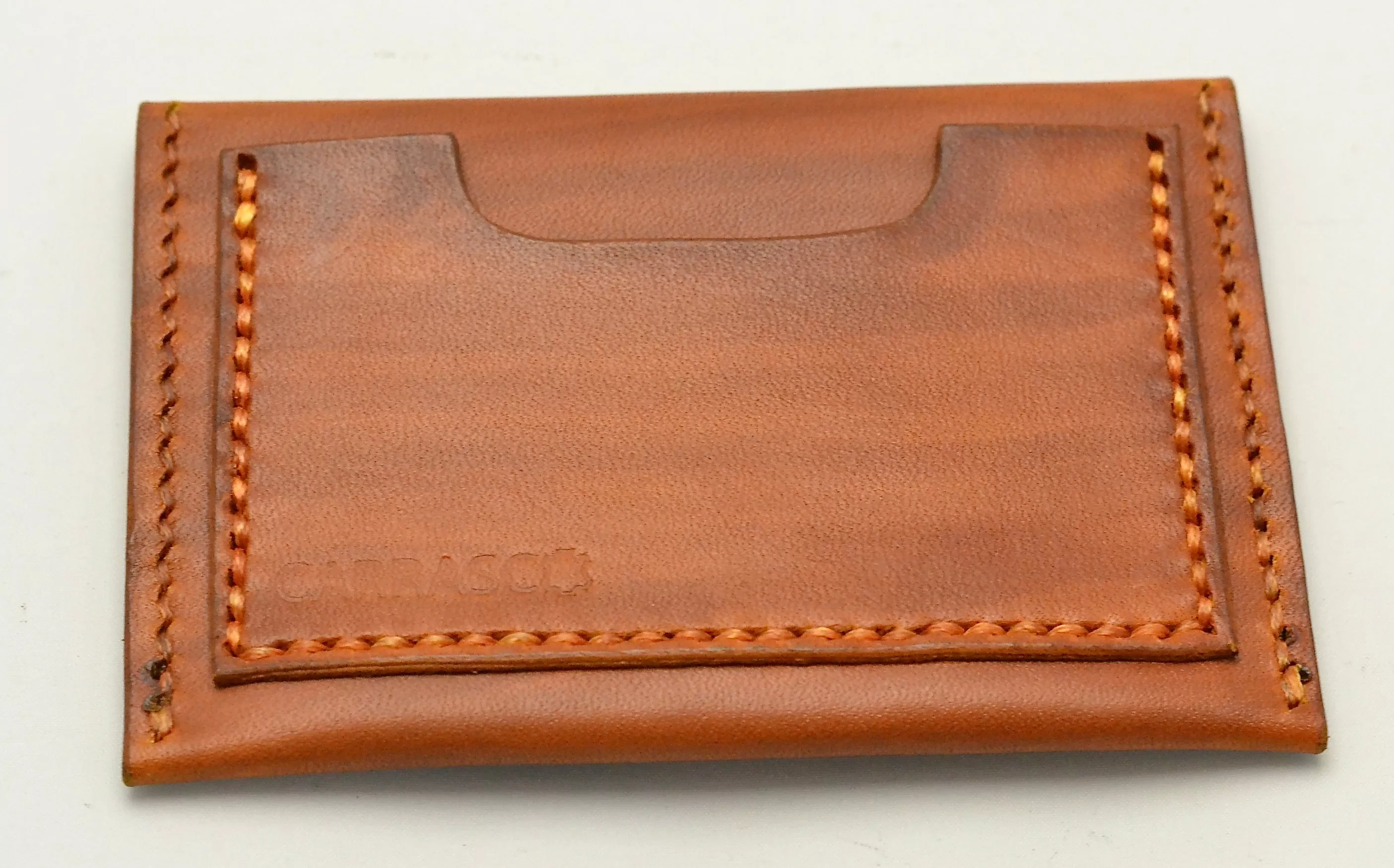 Flap fold Wallet | tan | calf