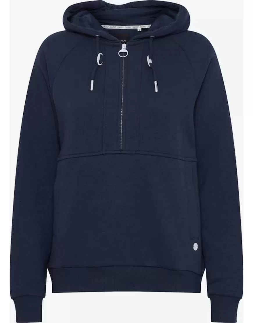 Fleece Zip up Hoodie-Navy Blue