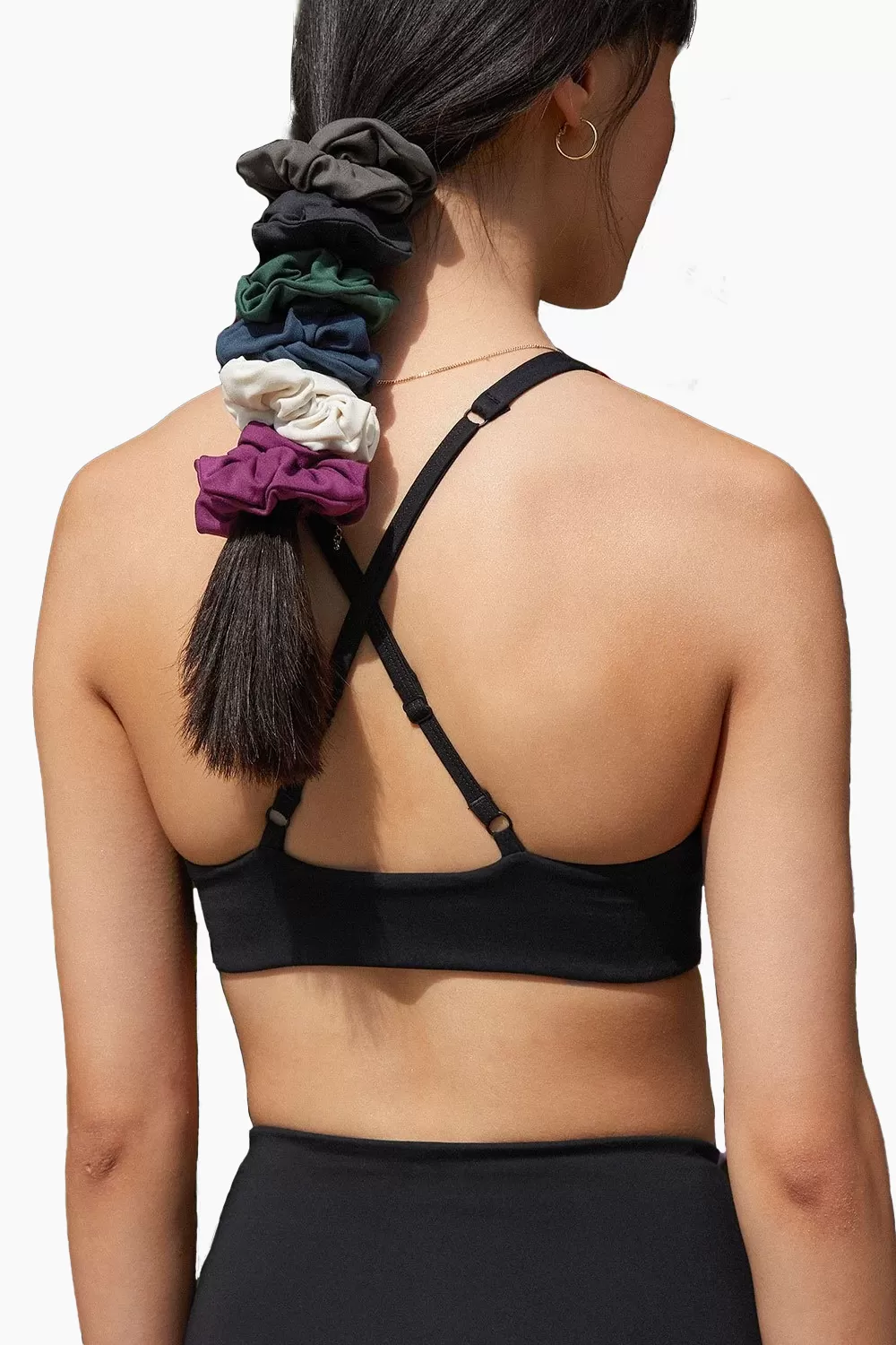 Girlfriend Collective Scrunchie in Plum