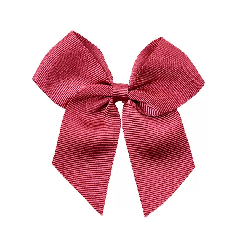 Hair clip with grossgrain bow Carmine