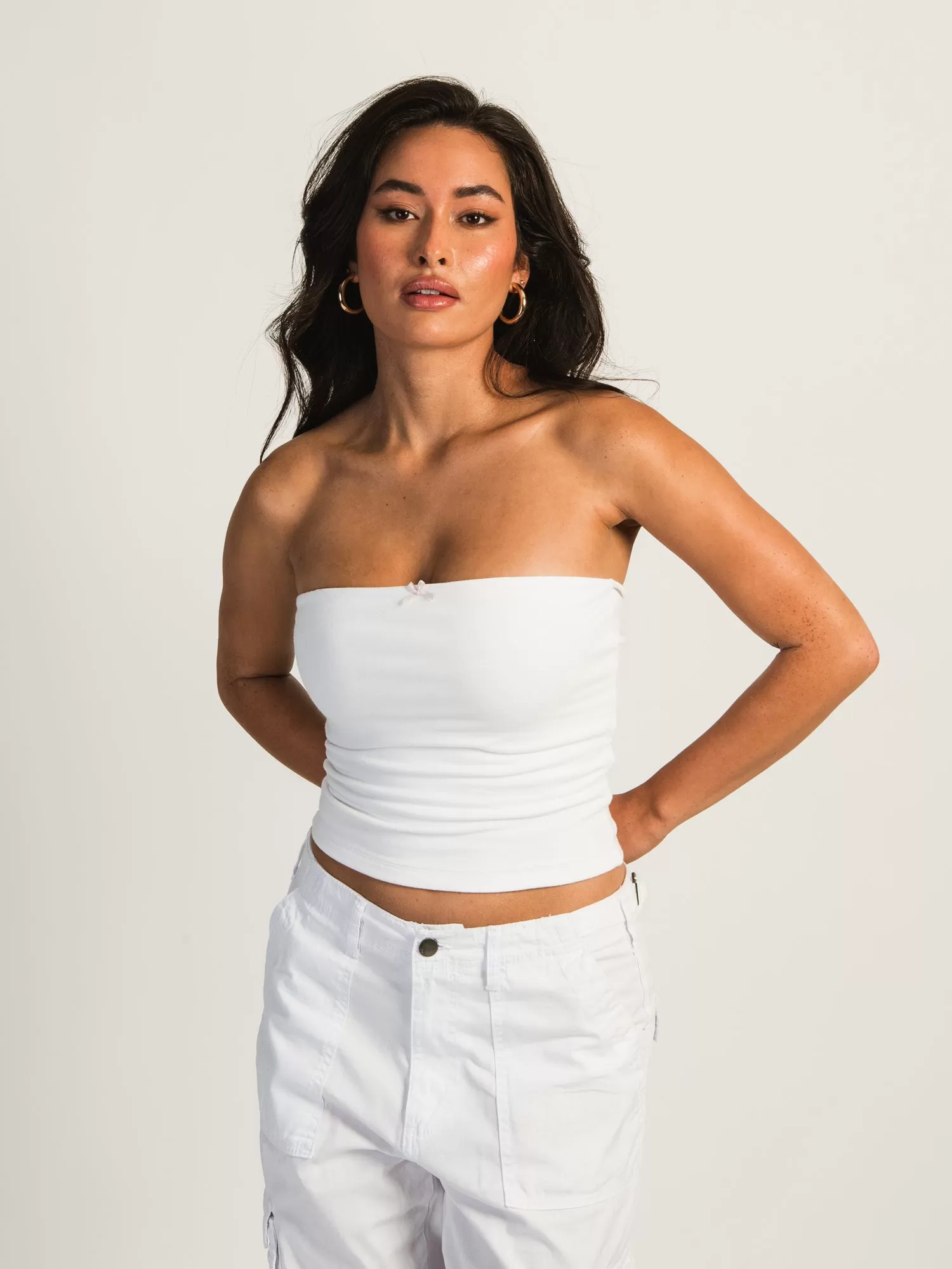 HARLOW BAILEY TUBE TOP - WHITE