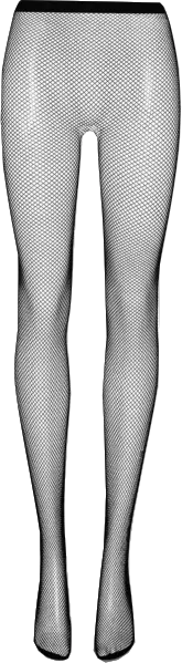 Hedoine Black The Drama Bold Stretch-woven Fish Net Tights BNIB UK M/L