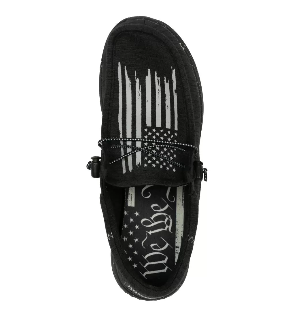 'Howitzer' Men's Roam Patriot Slip On - Black