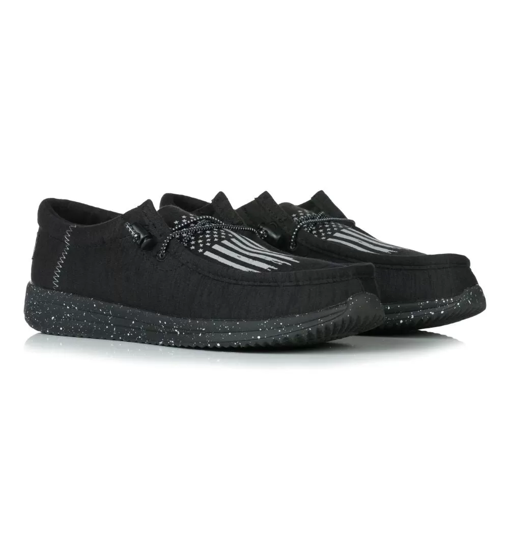 'Howitzer' Men's Roam Patriot Slip On - Black