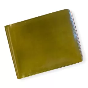 Il Bussetto Bi-fold Wallet with Coin Pocket pesto