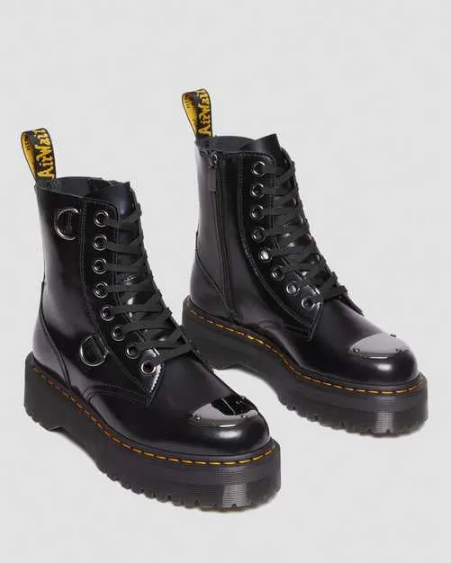 JADON ALT BLACK BUTTERO PLATFORM BOOT