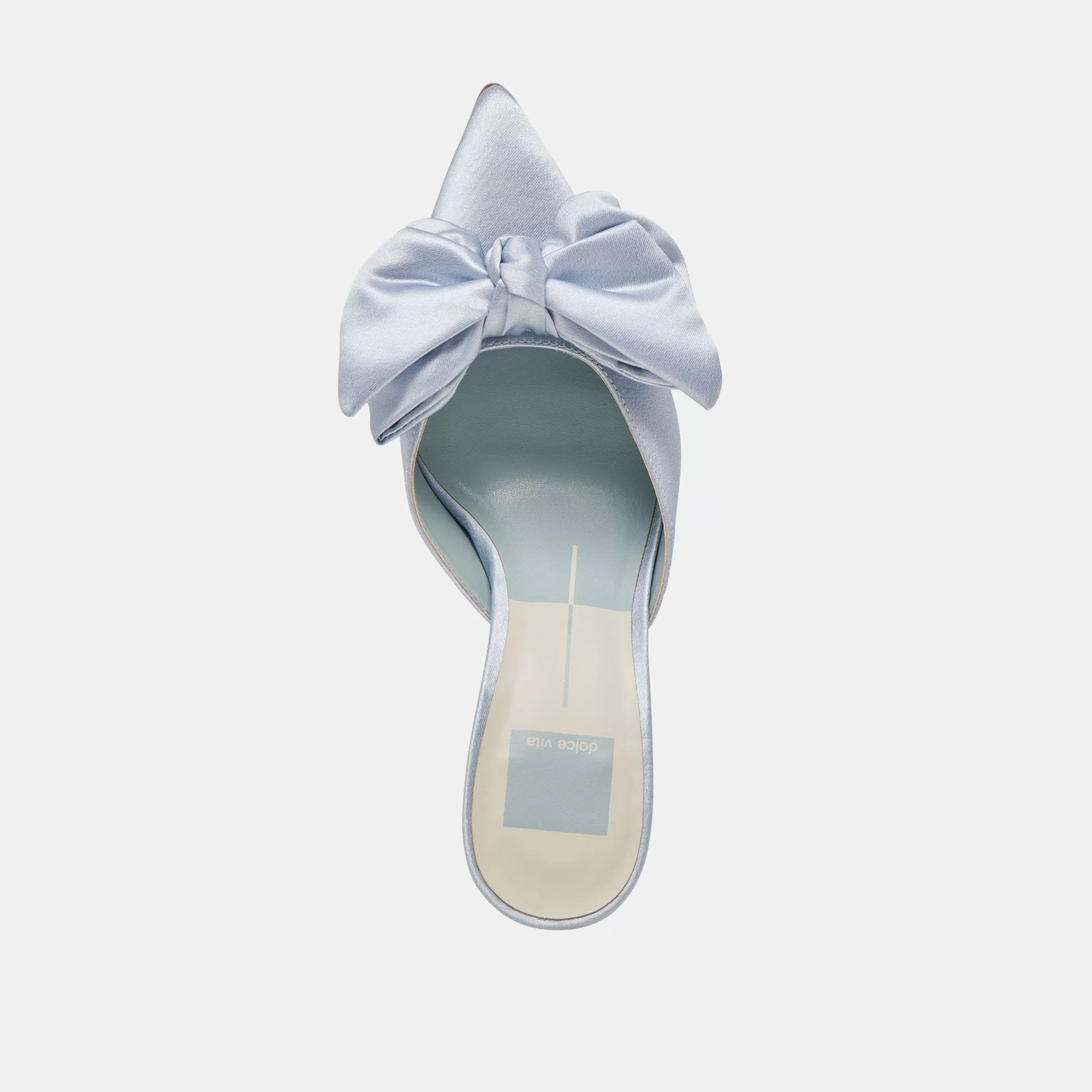 KAYLI HEELS LIGHT BLUE SATIN