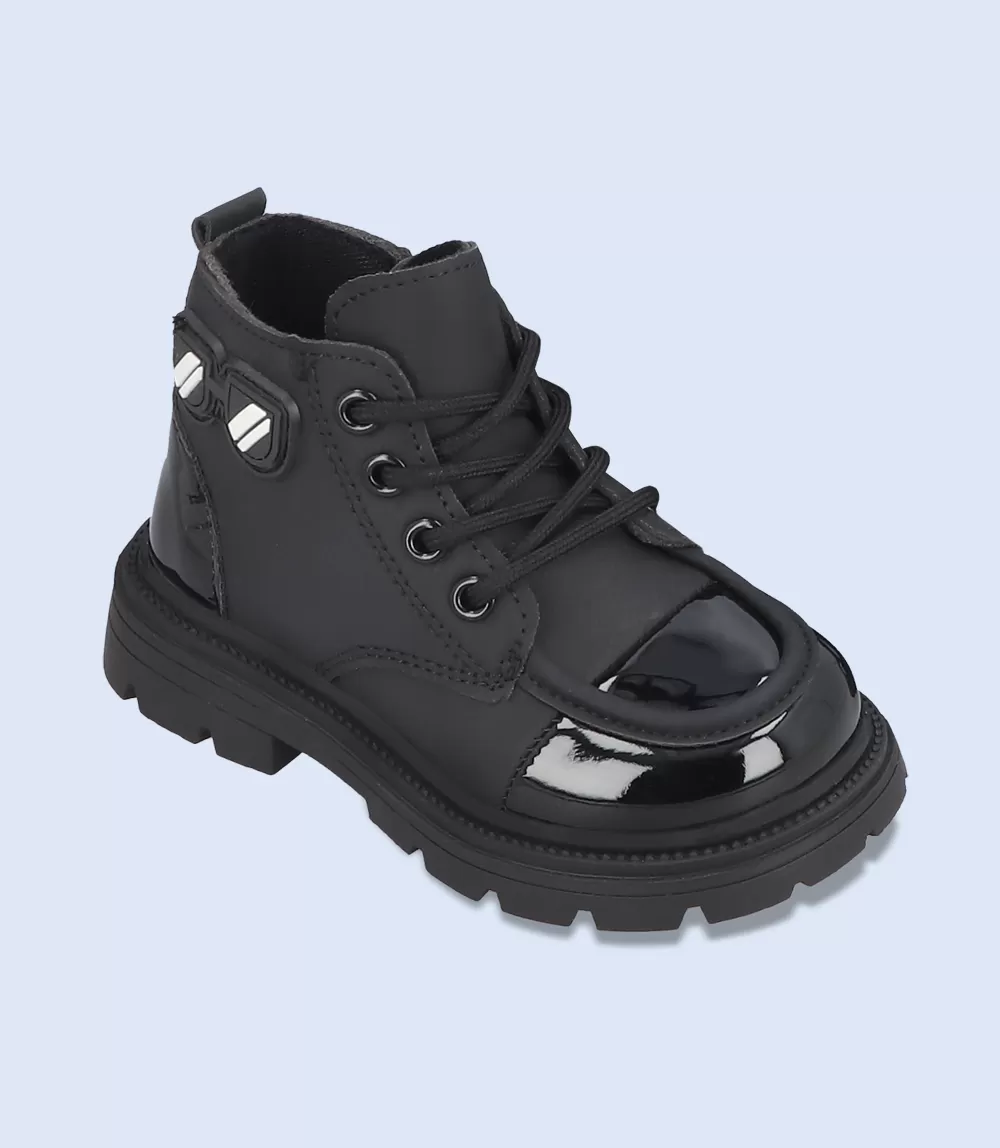 KB0123-BLACK-Boys Casual Shoe