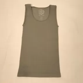 Kids Sugar Lips | Ribbed Tank Top 409KS | Light Grey