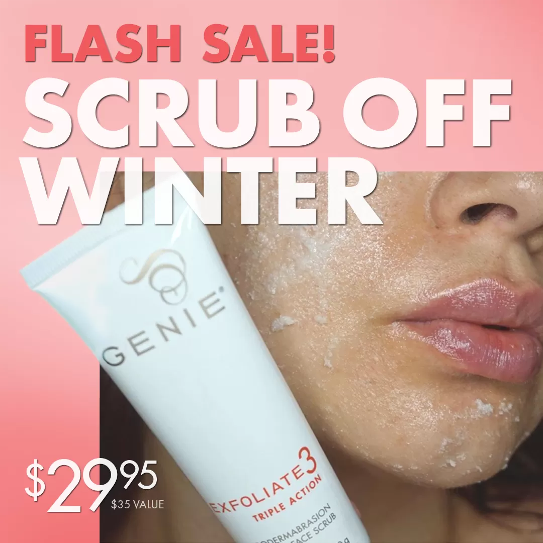 Market Live: Exfoliate3 Exfoliant Face Scrub by Genie Beauty (Ships in 2-3 Weeks)