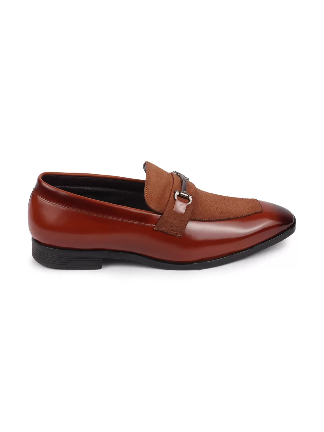 Men Tan Party Slip On Loafers