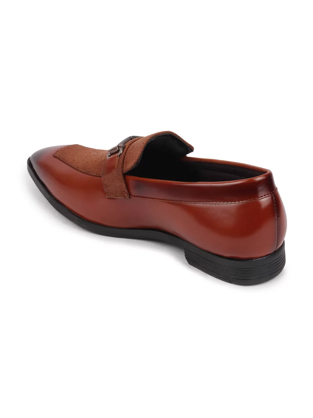 Men Tan Party Slip On Loafers