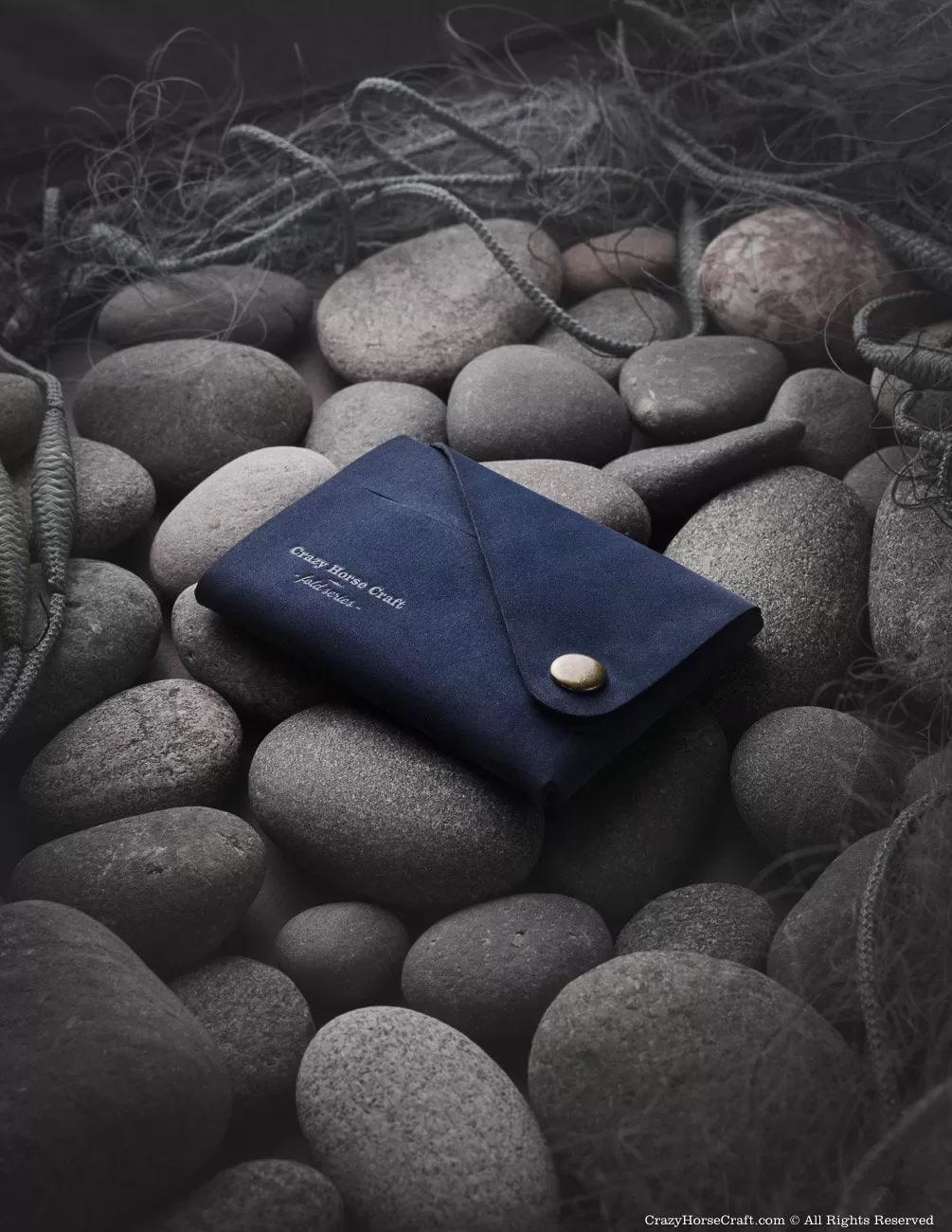 Minimalistic leather wallet/card holder | OceanBlue