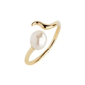 Moon Shine Ring, Gold