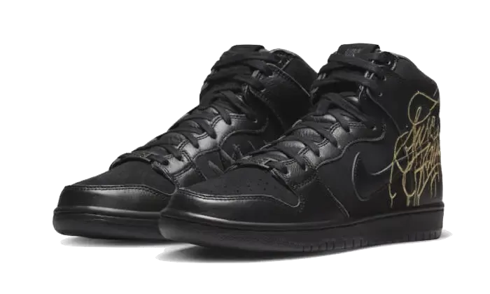 Nike SB Dunk High FAUST Black Gold