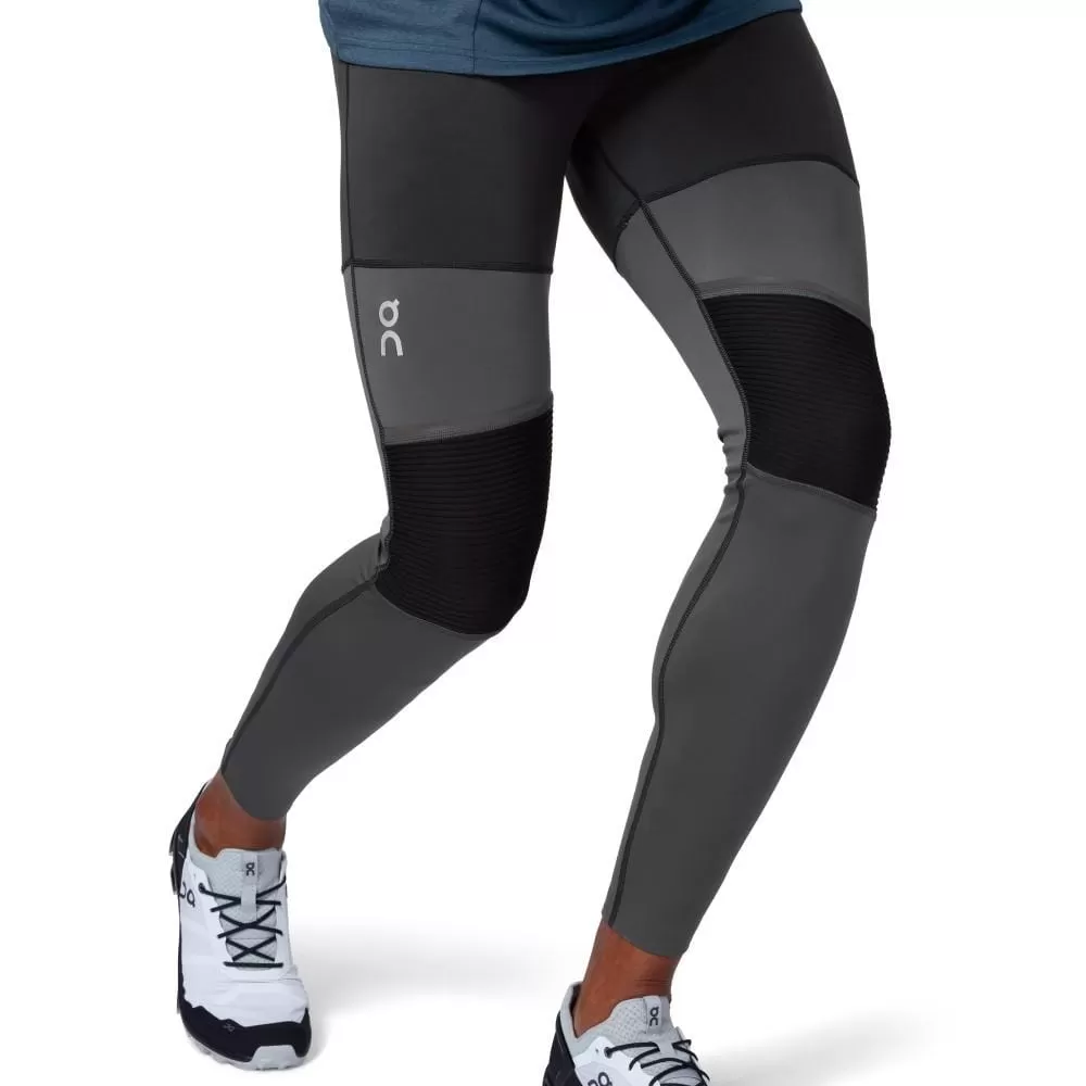 On Running Tights Long (Men's) - Black/Shadow