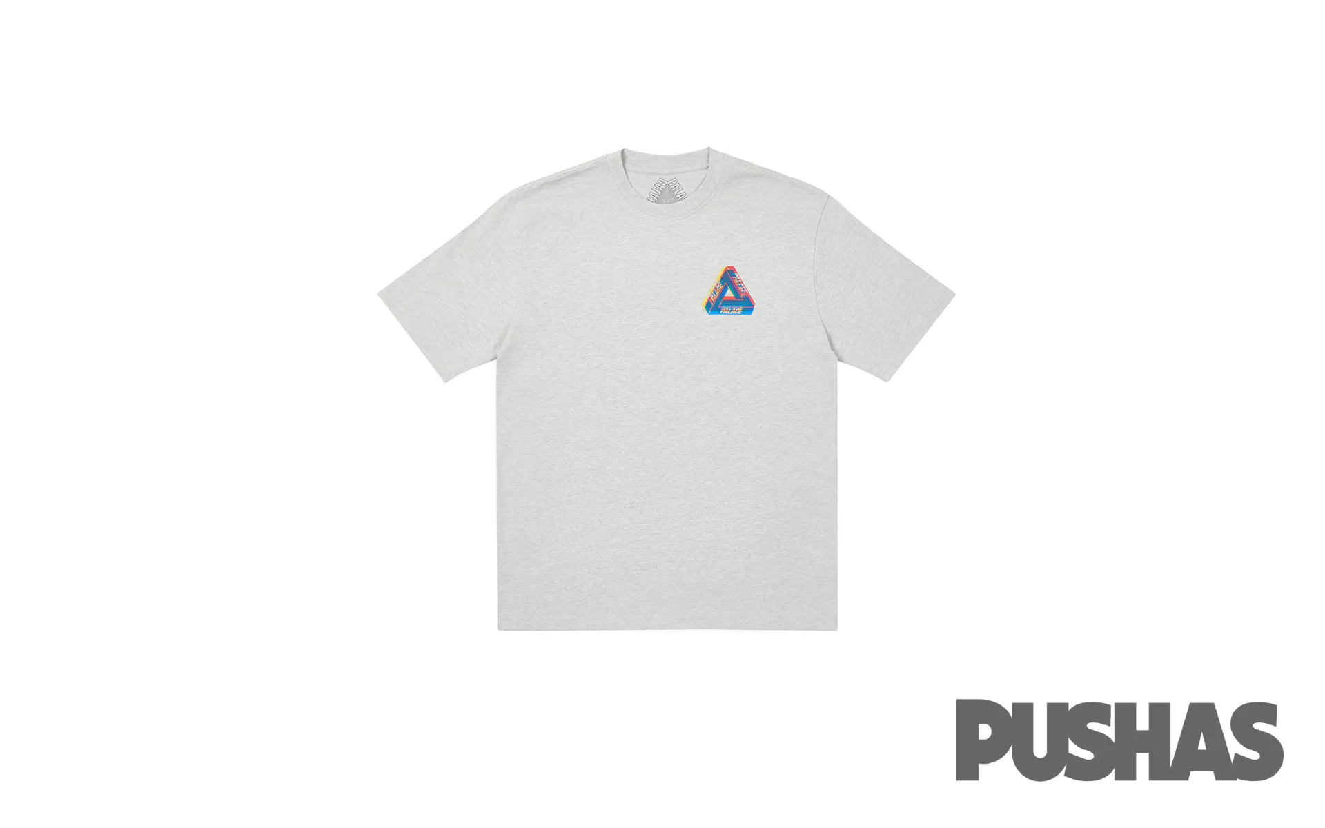 Palace Tri-Ferg Colour Blur T-shirt 'Grey Marl' (2020)