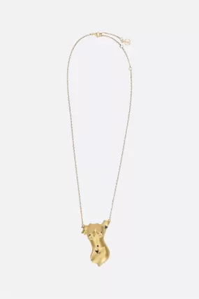 Pit Power 24k gold-plated silver necklace