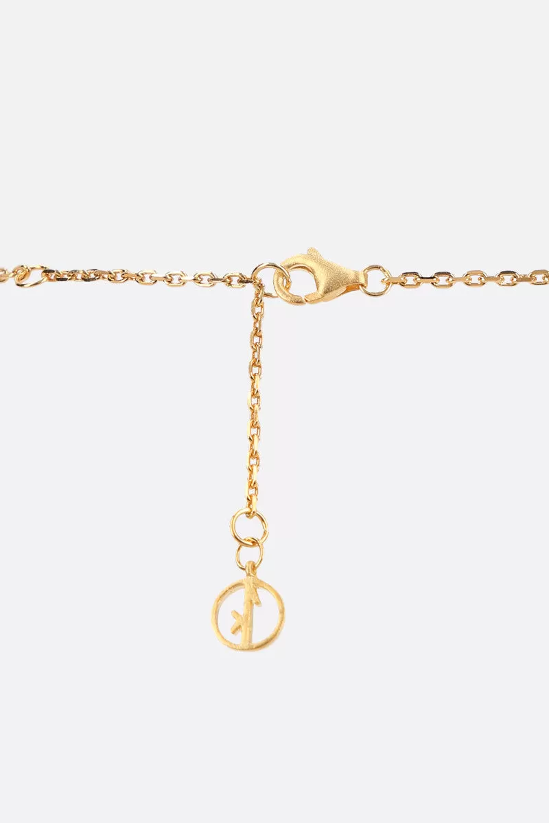 Pit Power 24k gold-plated silver necklace