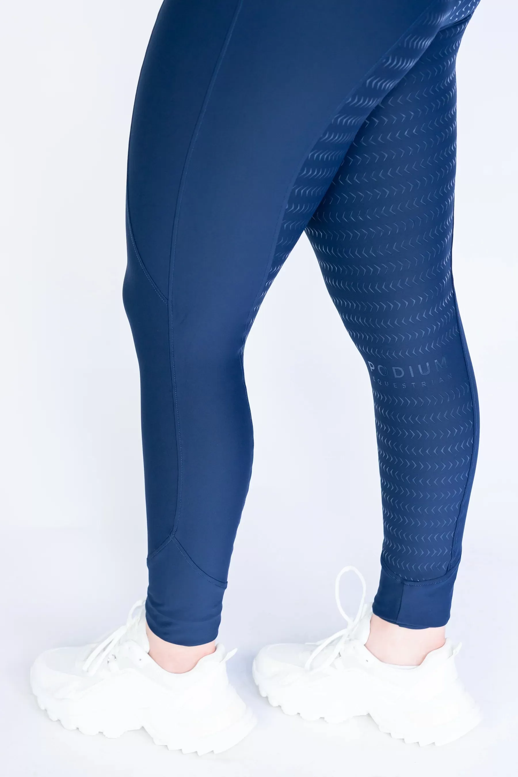 Podium Equestrian Pro Tech Hybrid Breeches- Navy