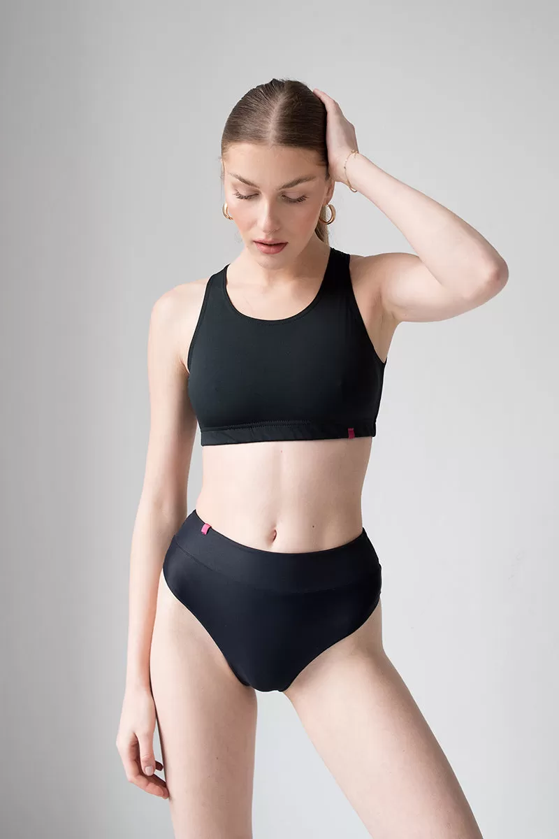 Pole Addict Openback Top - Black