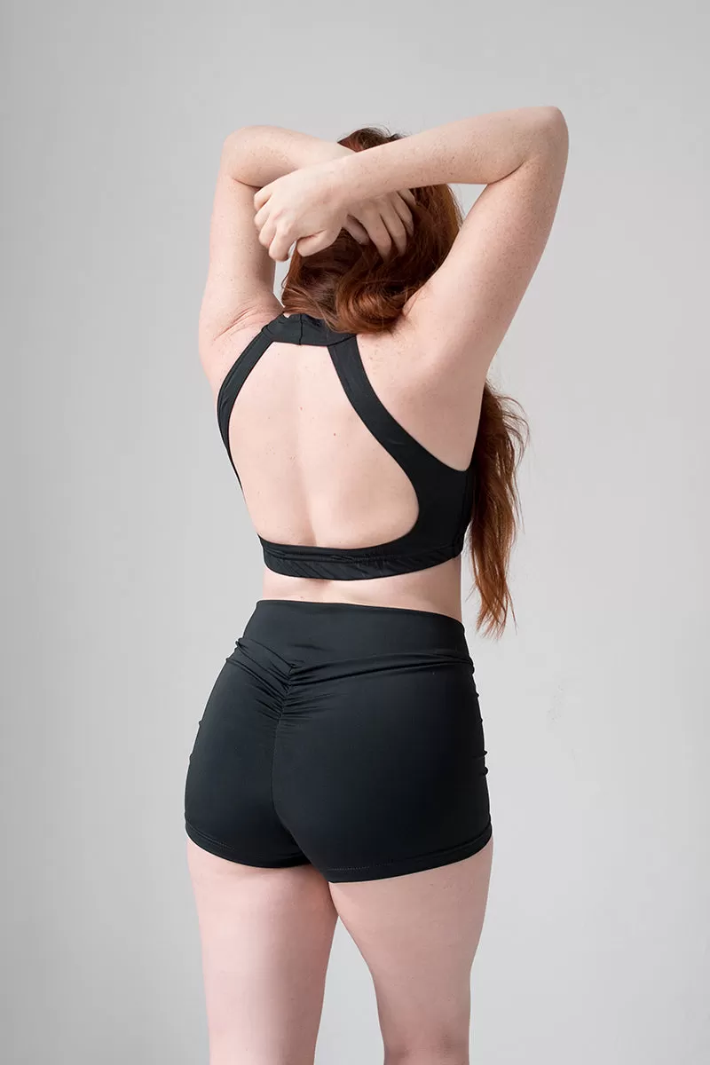 Pole Addict Openback Top - Black