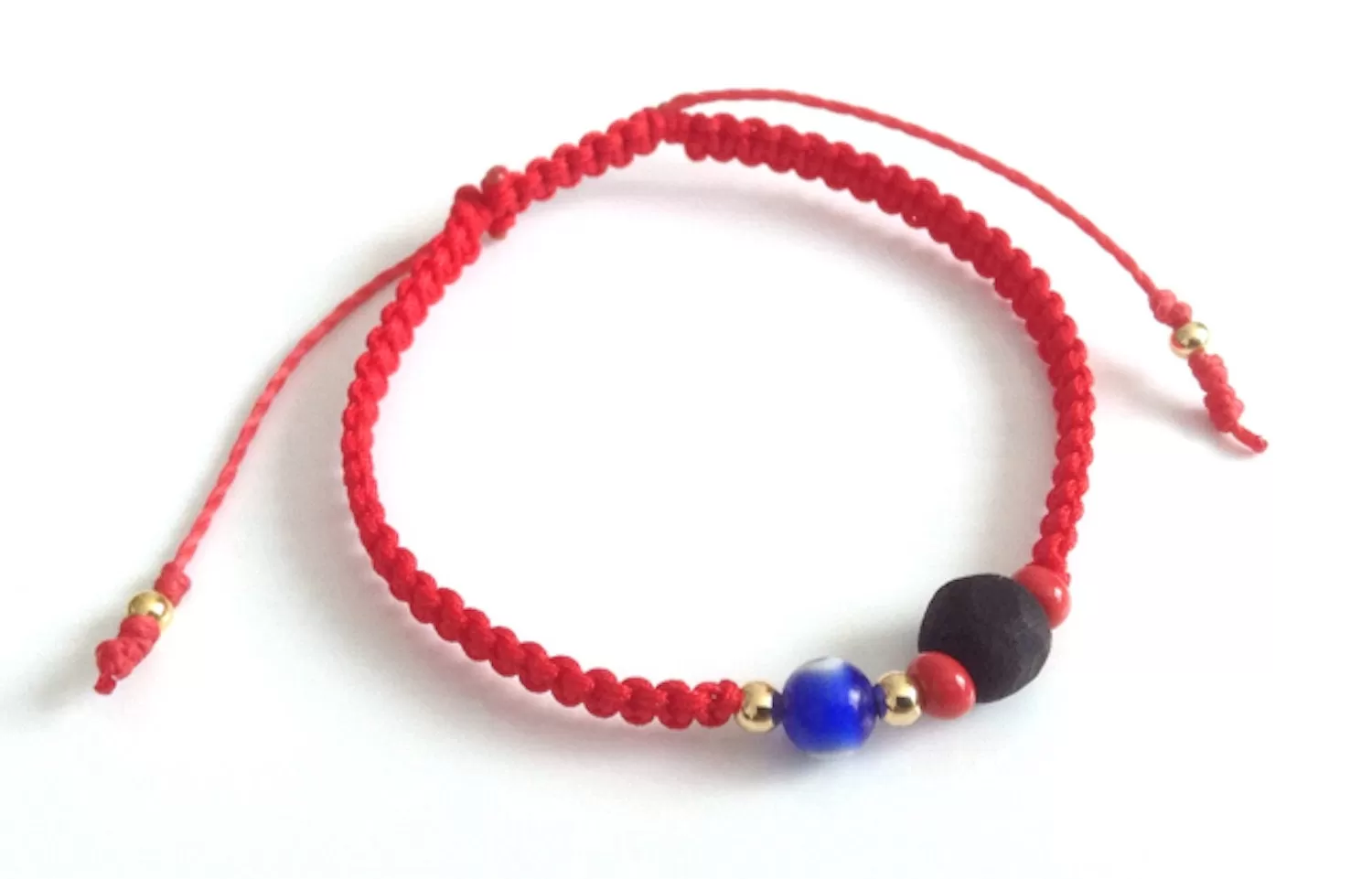 Red String Genuine Azabache Bracelet for Adults Pulsera Mal de ojo