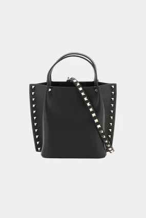 Rockstud Small Calfskin Tote Bag