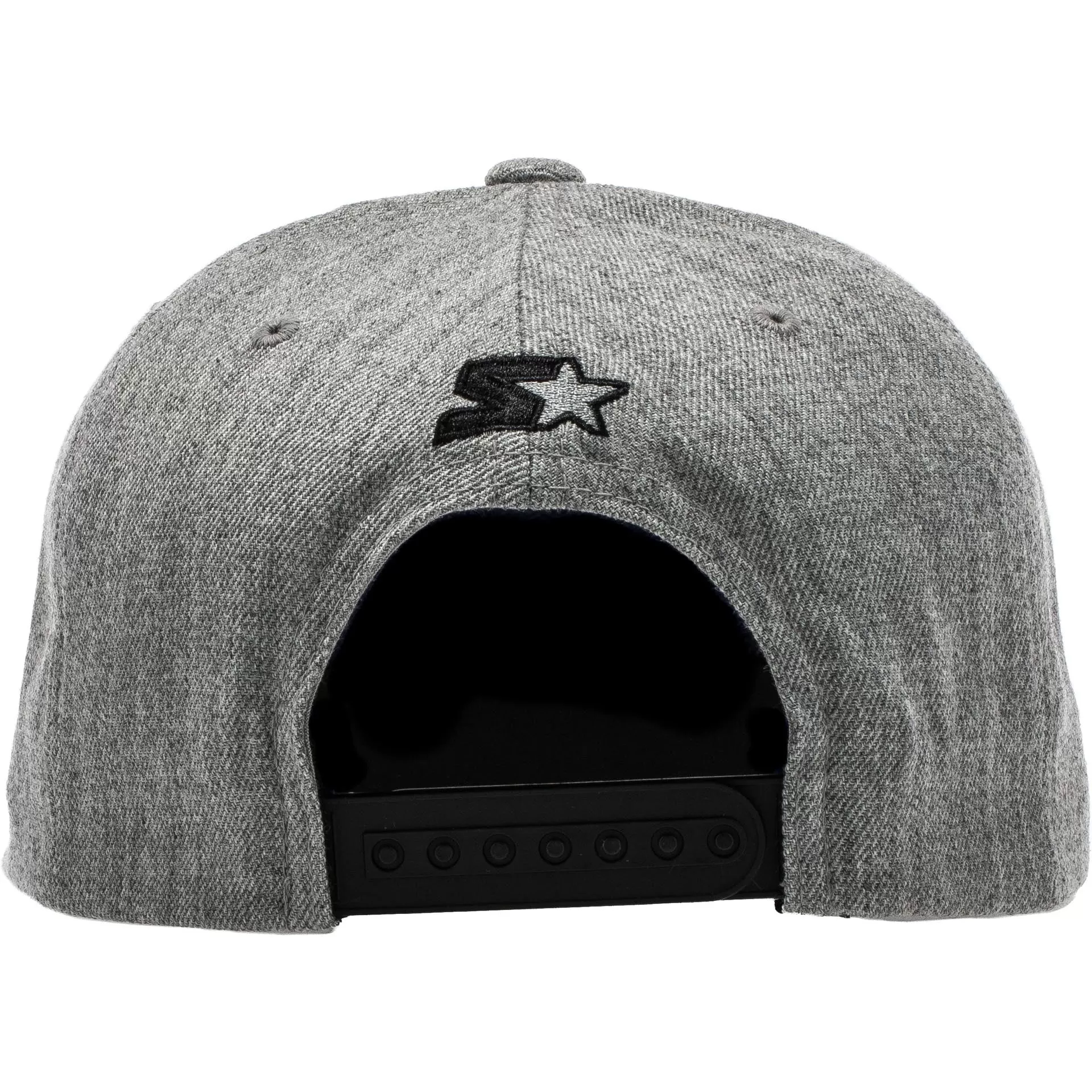 Stacked Logo Snapback Hat - Grey