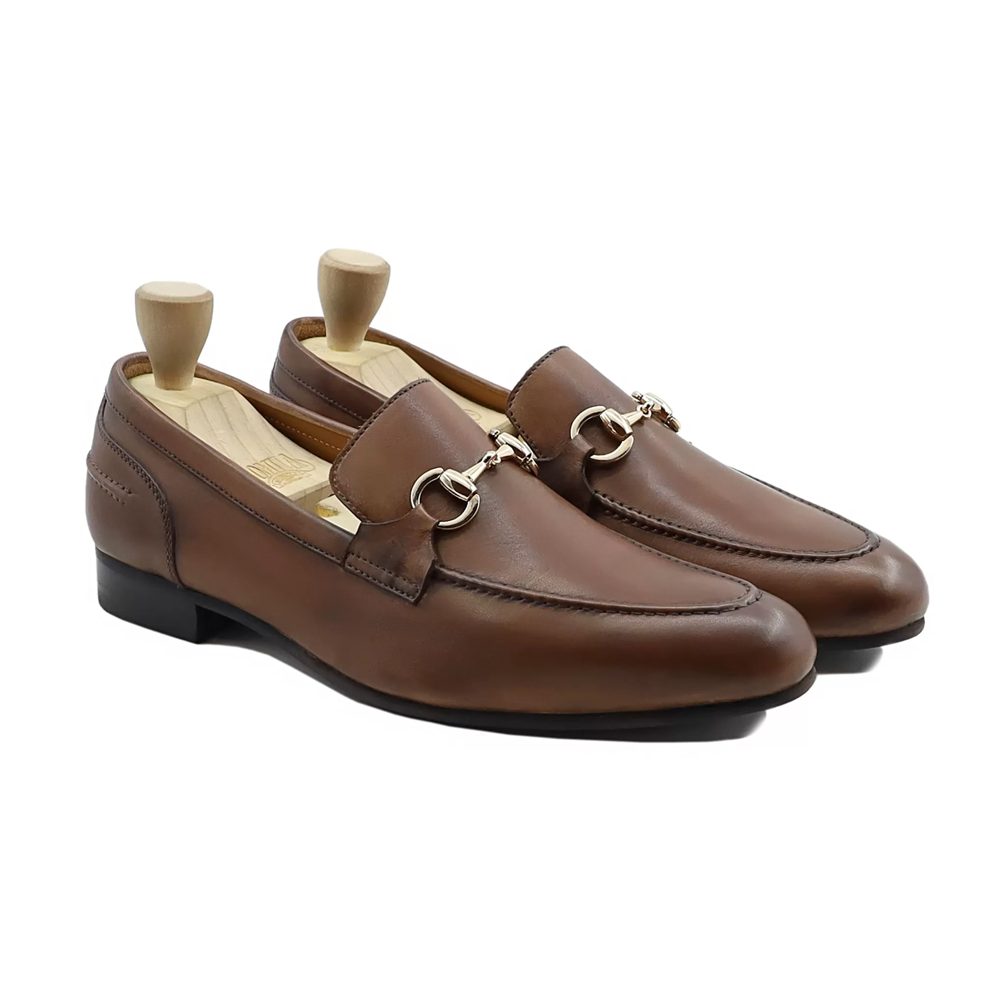 Tranquil - Men's Brown Patina Calf Leather Loafer