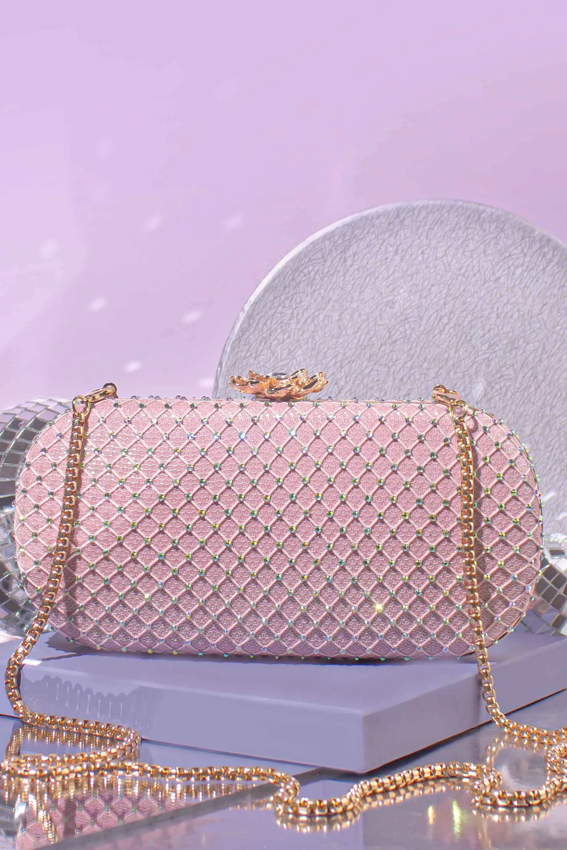 Unicorn Capsule Clutch - Pink