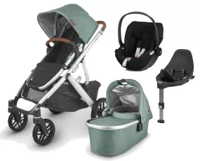 UPPAbaby Vista V2 with Cloud T Car Seat and Base - Emmett