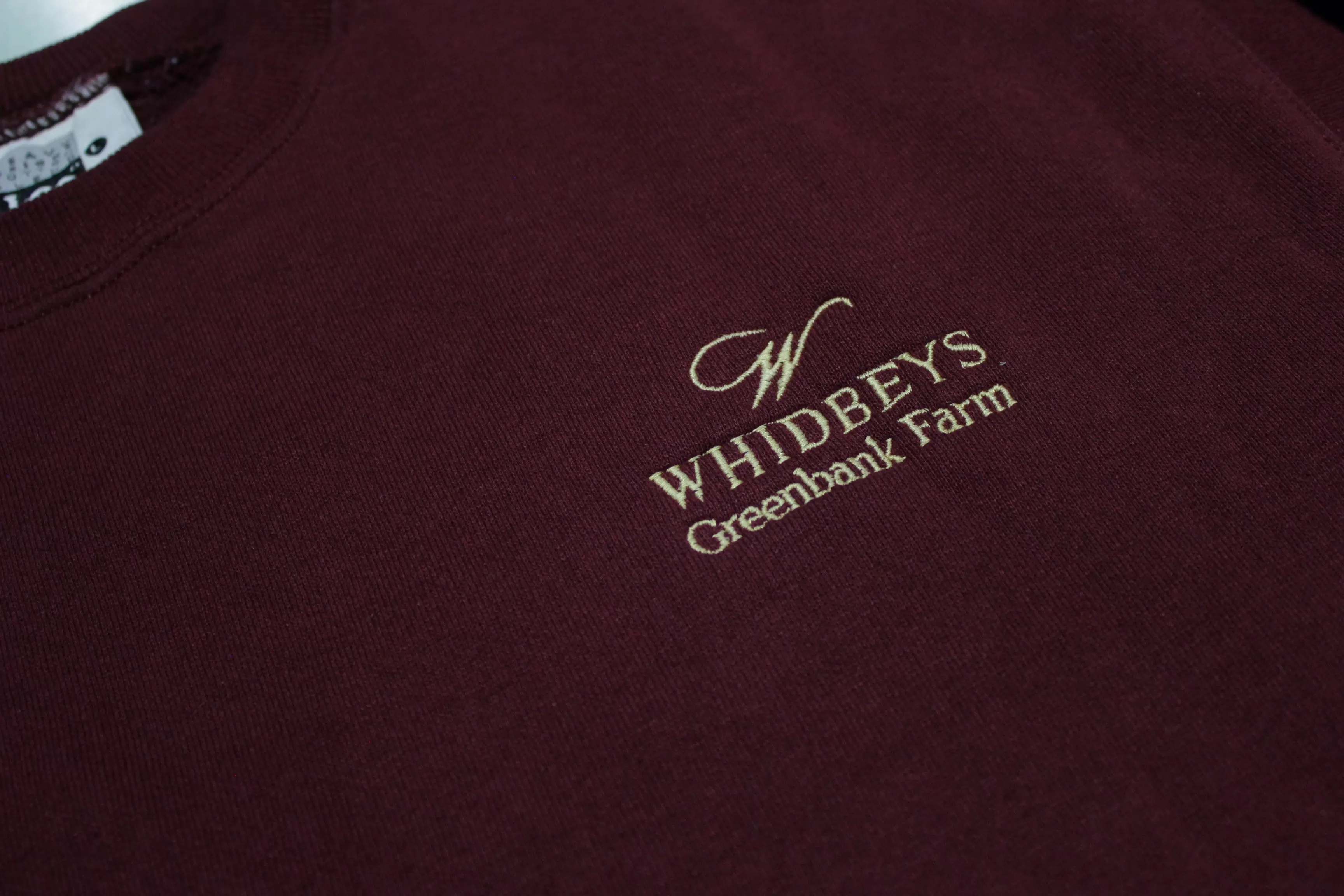 Whidbeys Greenbank Farm Vintage 90's Lee Made in USA Crewneck Sweatshirt