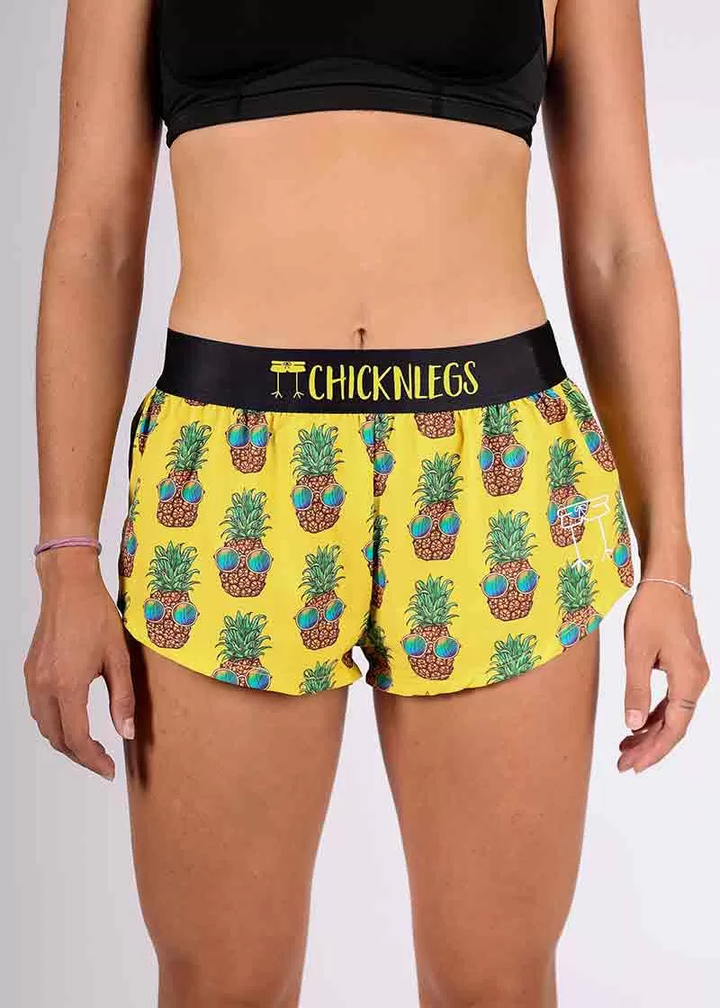 Women's Pineapple Express 1.5" Split Shorts